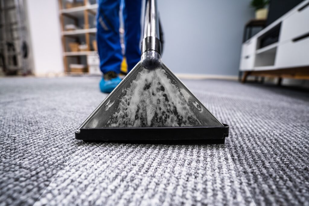 carpet cleaning with soap